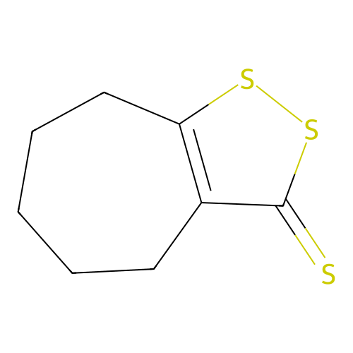 Cyclohepta-1,2-dithiole-3-thione structure