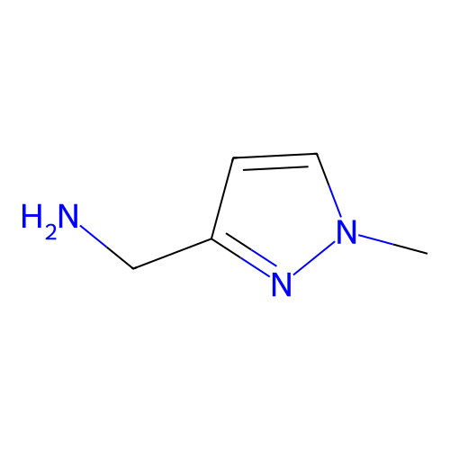 (1-Methylpyrazol-3-yl)methanamine structure