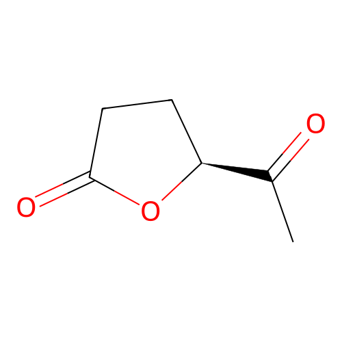 (5S)-5-Acetyldihydro-2(3H)-furanone structure