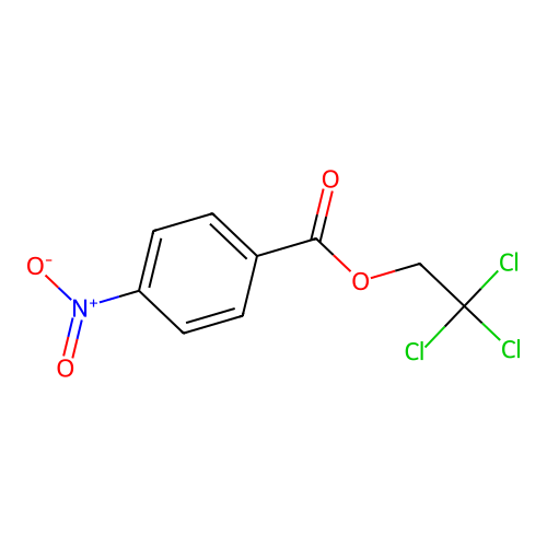 Ethanol, 2,2,2-trichloro, 4-nitrobenzoate structure