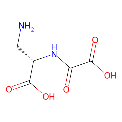 3-Amino-N-(carboxycarbonyl)-L-alanine structure