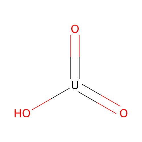 Hydroxydioxouranium structure