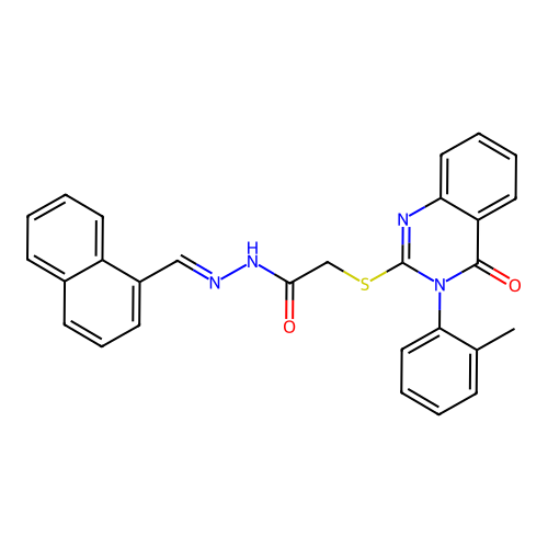 C28H22N4O2S structure