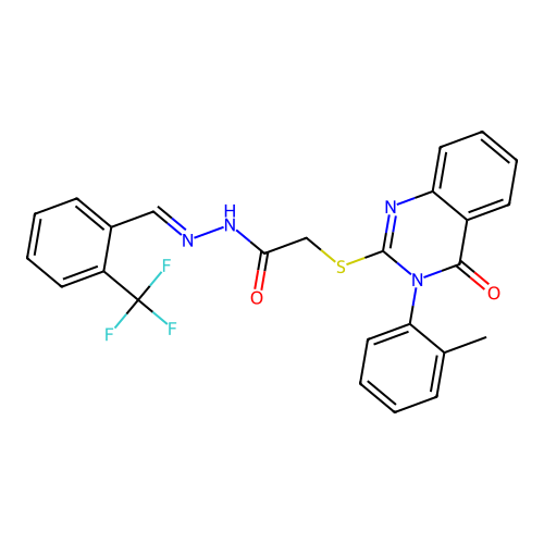 C25H19F3N4O2S structure