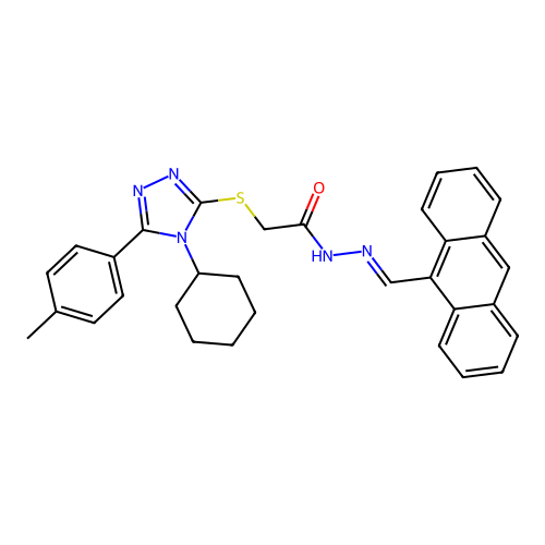 C32H31N5OS structure