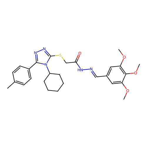 C27H33N5O4S structure