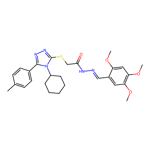 C27H33N5O4S structure