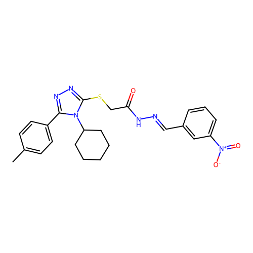 C24H26N6O3S structure