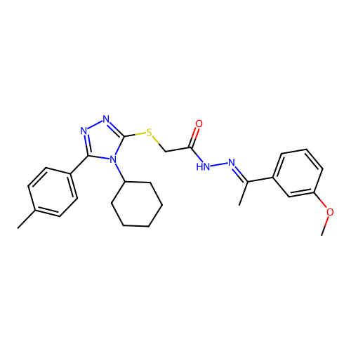 C26H31N5O2S structure