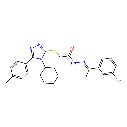 C25H28BrN5OS structure