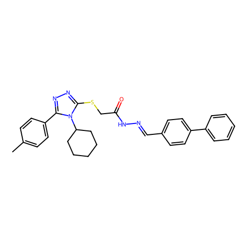 C30H31N5OS structure