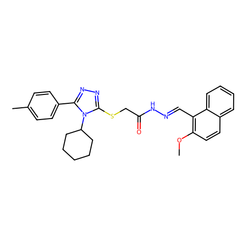 C29H31N5O2S structure