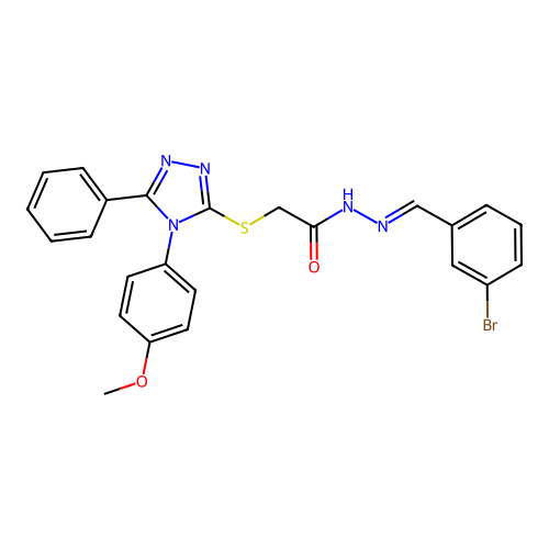 C24H20BrN5O2S structure