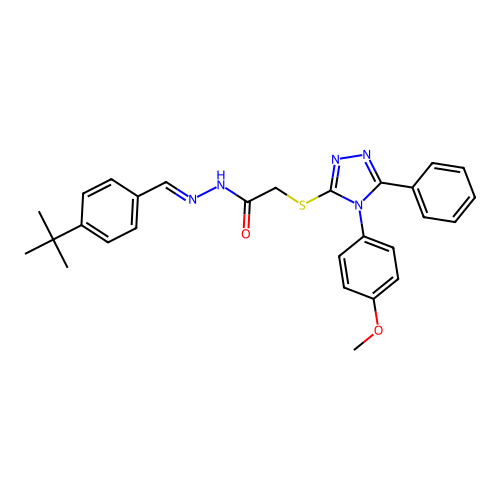 C28H29N5O2S structure