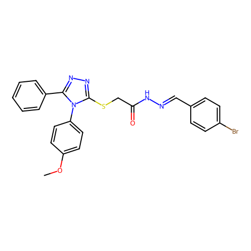 C24H20BrN5O2S structure
