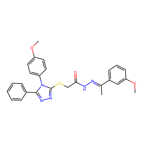 C26H25N5O3S structure
