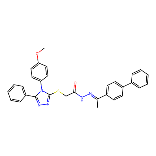 C31H27N5O2S structure