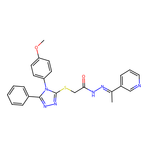 C24H22N6O2S structure