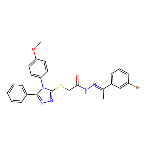 C25H22BrN5O2S structure