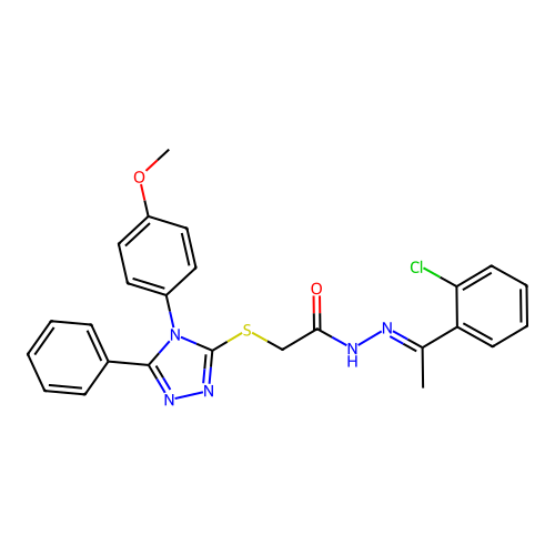 C25H22ClN5O2S structure