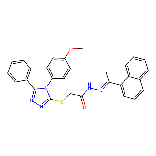 C29H25N5O2S structure