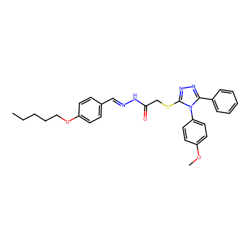 C29H31N5O3S structure