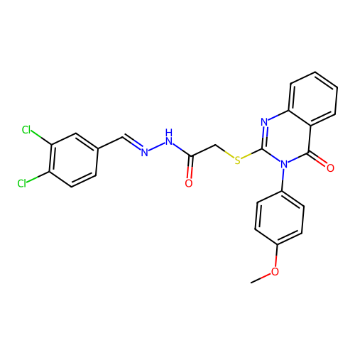 C24H18Cl2N4O3S structure