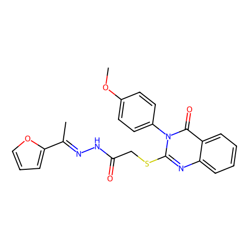 C23H20N4O4S structure