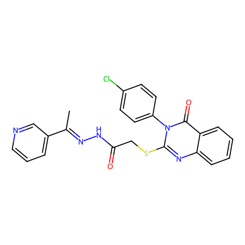 C23H18ClN5O2S structure