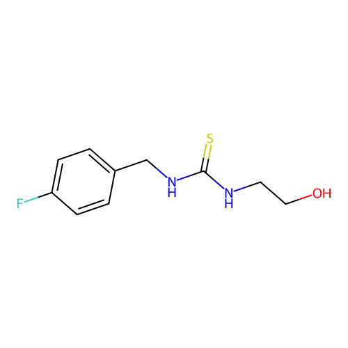Thiourea, N-[(4-fluorophenyl)methyl]-N'-(2-hydroxyethyl)- structure