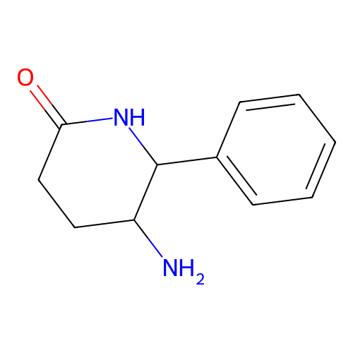 5-Amino-6-phenylpiperidin-2-one structure
