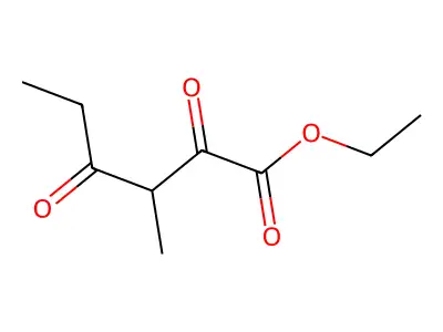 Ethyl 3-methyl-2,4-dioxohexanoate structure
