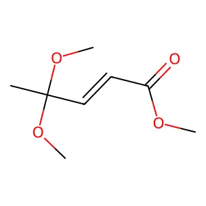 2-Pentenoic acid, 4,4-dimethoxy-, methyl ester, (Z)- structure