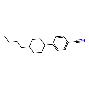 4-(反-4-丁基环己基)苯甲腈 structure