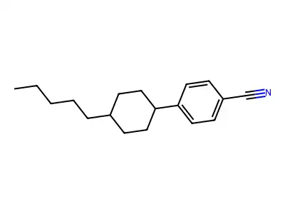 4-(4-戊基环己基)苯甲腈 structure