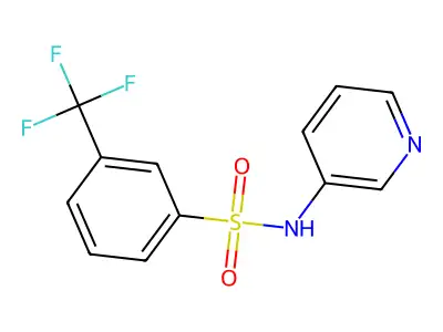 3-Pyridyl{[3-(trifluoromethyl)phenyl]sulfonyl}amine structure