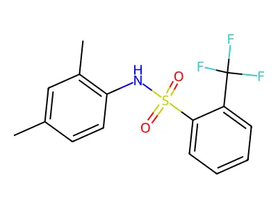 (2,4-Dimethylphenyl){[2-(trifluoromethyl)phenyl]sulfonyl}amine structure