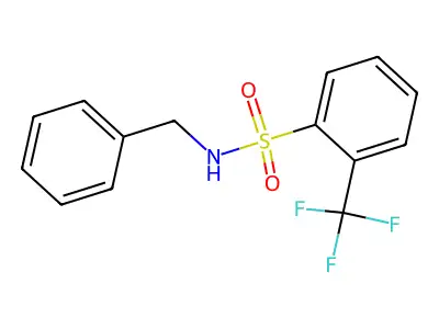 N-苄基-2-(三氟甲基)苯-1-磺酰胺 structure