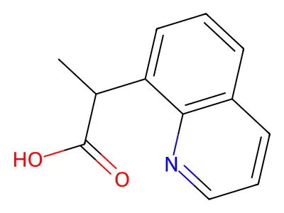 2-(喹啉-8-基)丙酸 structure