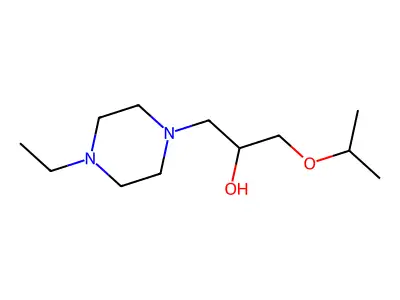 1-Piperazineethanol,4-ethyl-alpha-[(1-methylethoxy)methyl]-(9CI) structure