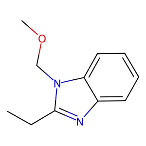 2-ethyl-1-(methoxymethyl)-1H-benzimidazole structure