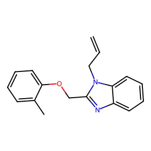1-Allyl-2-o-tolyloxymethyl-1H-benzoimidazole structure