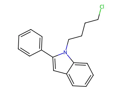 1-(4-Chlorobutyl)-2-phenylindole structure