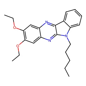 2,3-diethoxy-6-pentyl-6H-indolo[2,3-b]quinoxaline structure