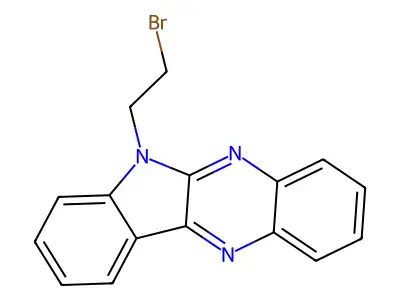 5-(2-Bromoethyl)indolo[2,3-b]quinoxaline structure