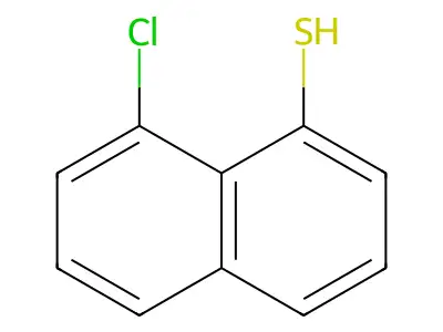 8-Chloronaphthalene-1-thiol structure