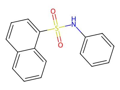 N-phenylnaphthalene-1-sulfonamide structure