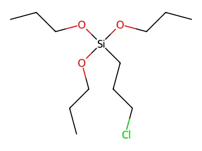 (3-Chloropropyl)tripropoxysilane structure