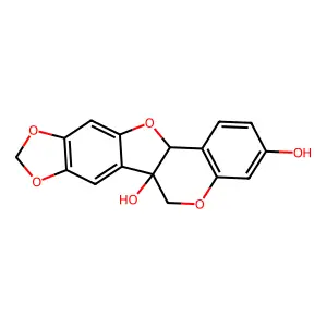 (-)-6a-Hydroxymaackiain structure