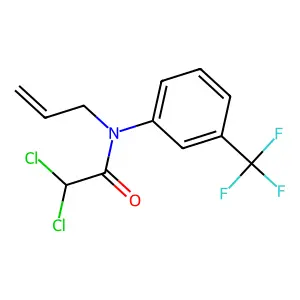 N-Allyl-2,2-dichloro-N-(3-(trifluoromethyl)phenyl)acetamide structure
